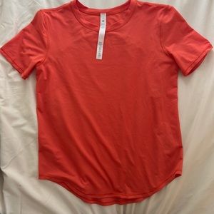 Lululemon orange running shirt size 2